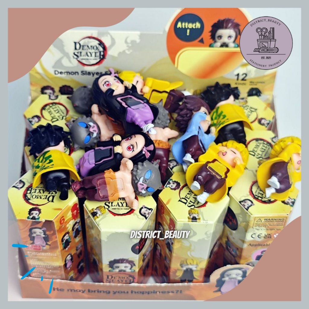 BLIND BOX HIPPERS DEMON SLAYER KIMETSU NO YAIBA TEMPELAN DEKORASI HP MOTIF ANIME TERMURAH