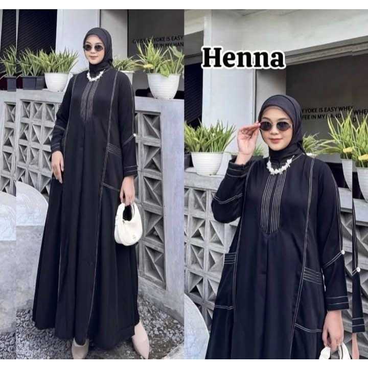 Dress Abaya Hitam Arabian Ellea ABAYA Elegant Simple Turkey Terbaru 2026