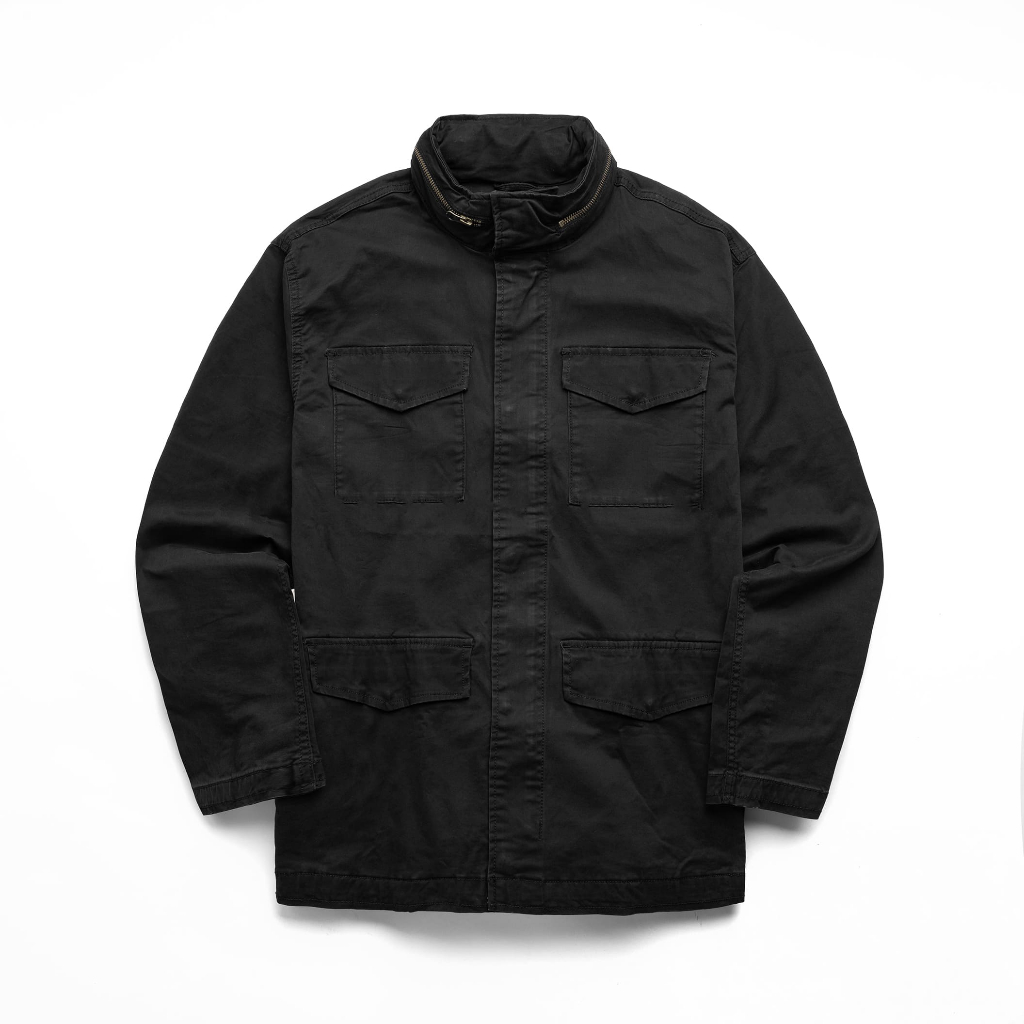 Jacket Parka GRGE Utility Hoodie Jacket Black