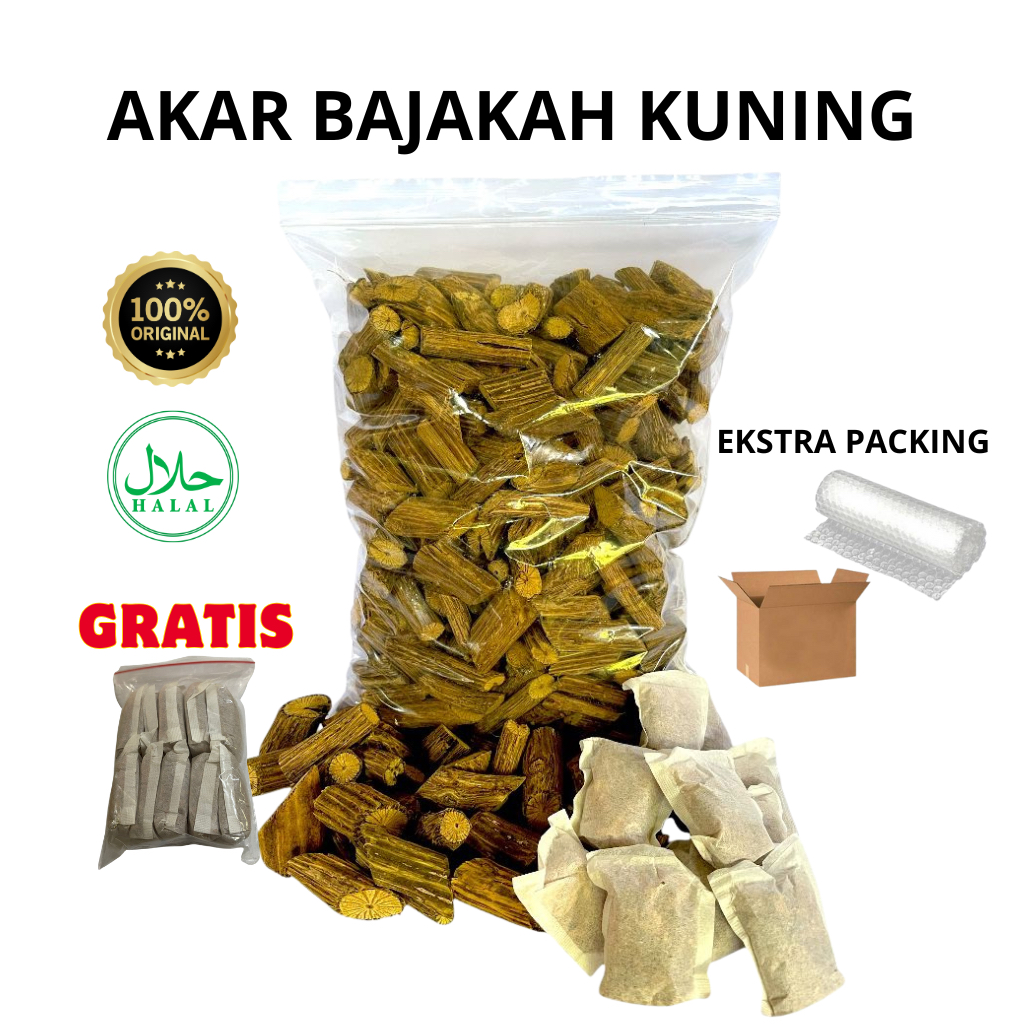 Akar Bajakah Kuning dan Akar Bajakah Kalalawit Merah Asli Kalimantan-1Kg