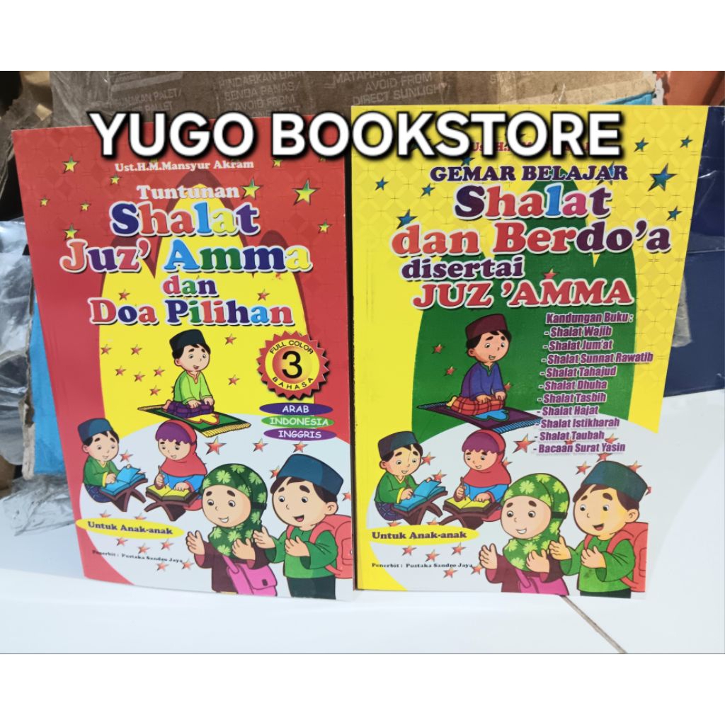 Buku Gemar Belajar Tuntunan Sholat dan Berdoa disertai Juz'amma dan Doa Pilihan/3 Bahasa/Arab Inggri