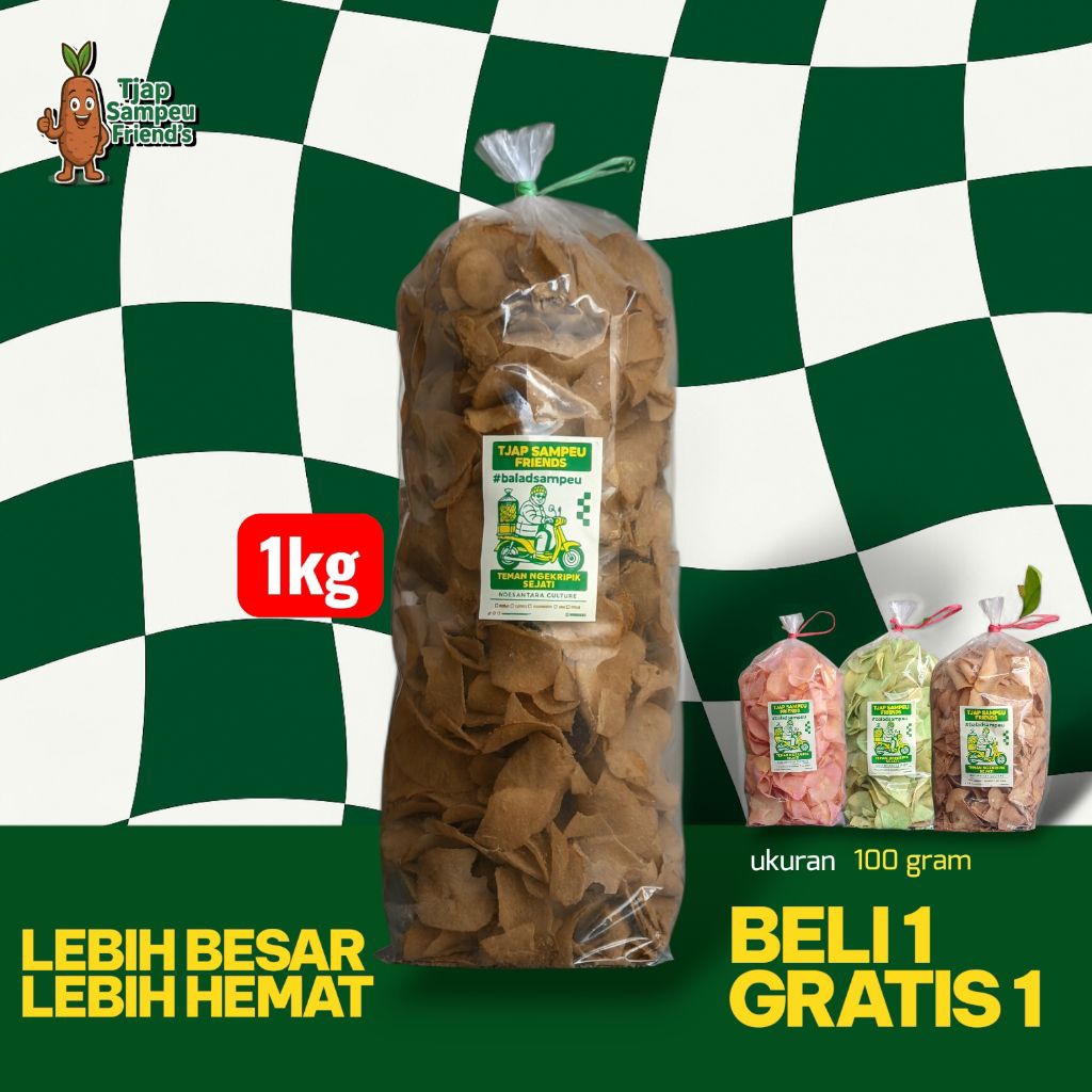 Keripik Singkong Coklat