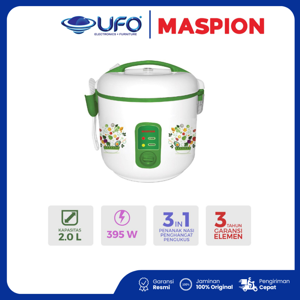 Maspion Rice Cooker EX258 Magic Com 2 Liter