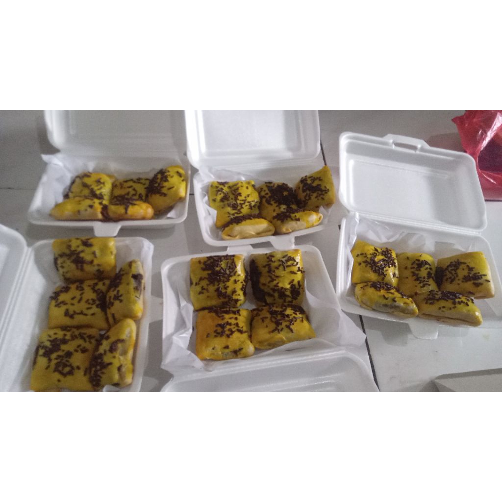 bolen pisang keju coklat lumer