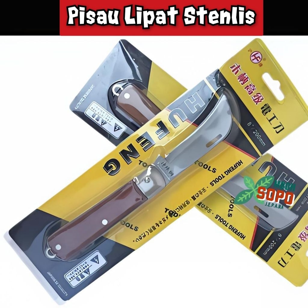 Alat Bonsai dan Berkebun, Pisau Siberian Hufeng, Pisau Lipat Grafting Cangkok dan Sambung