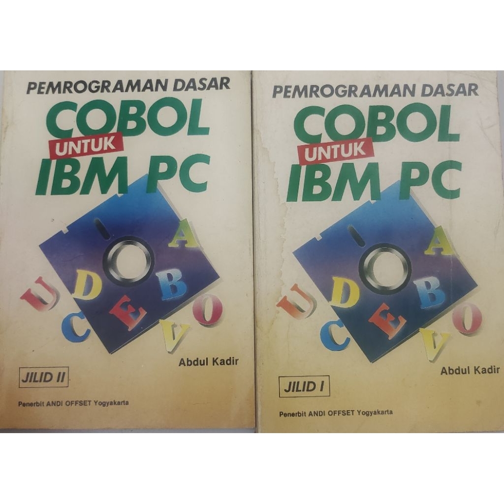 BUKU PEMROGRAMAN DASAR COBOL UNTUK IBM PC BEKAS ORIGINAL