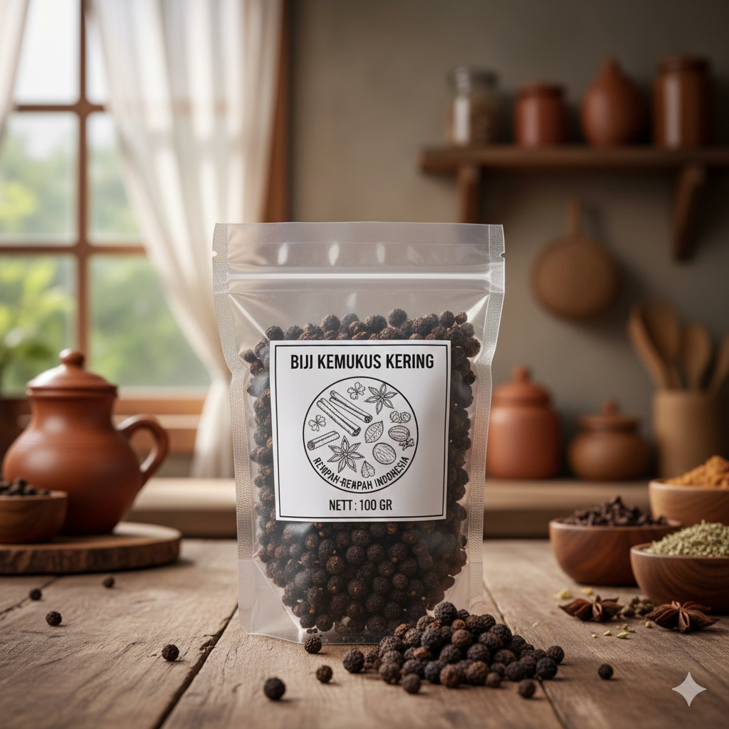 Biji Kemukus Kering 100 Gram Herbal Diuretik