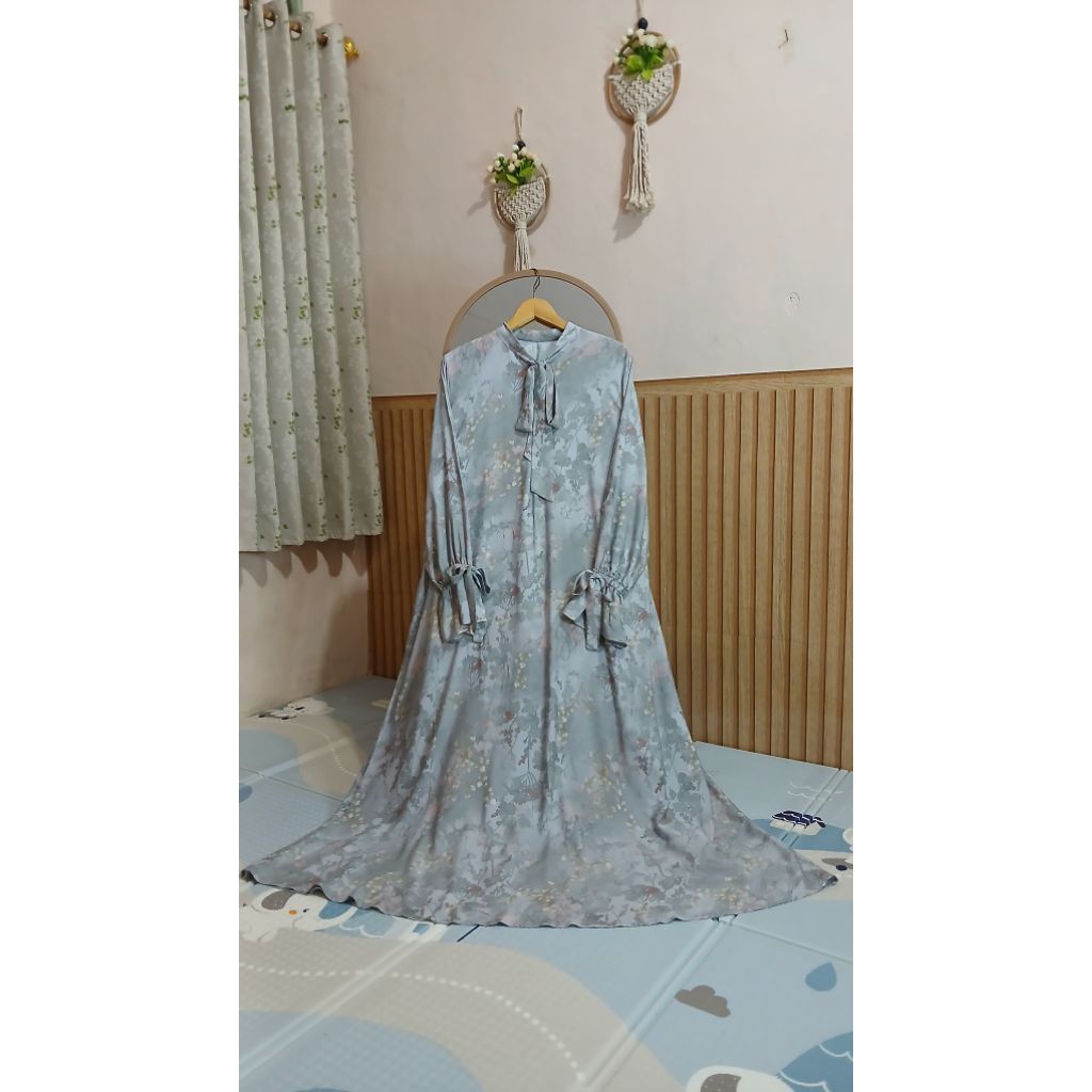 ready zakiah dres rayon ... dress muslim rayon