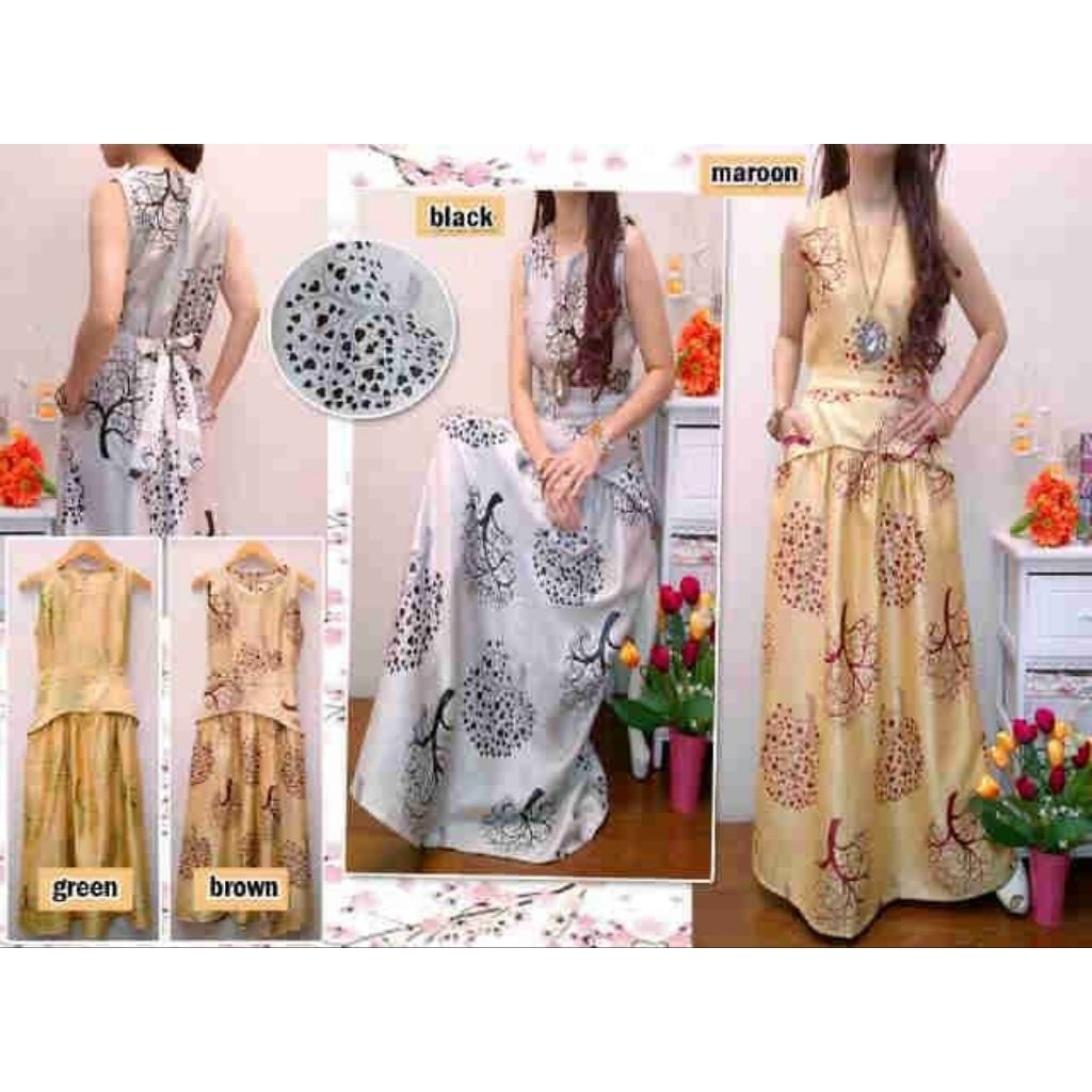 (KODE POHON) Dress Jodha / Dress Kondangan / Dress Hordeng