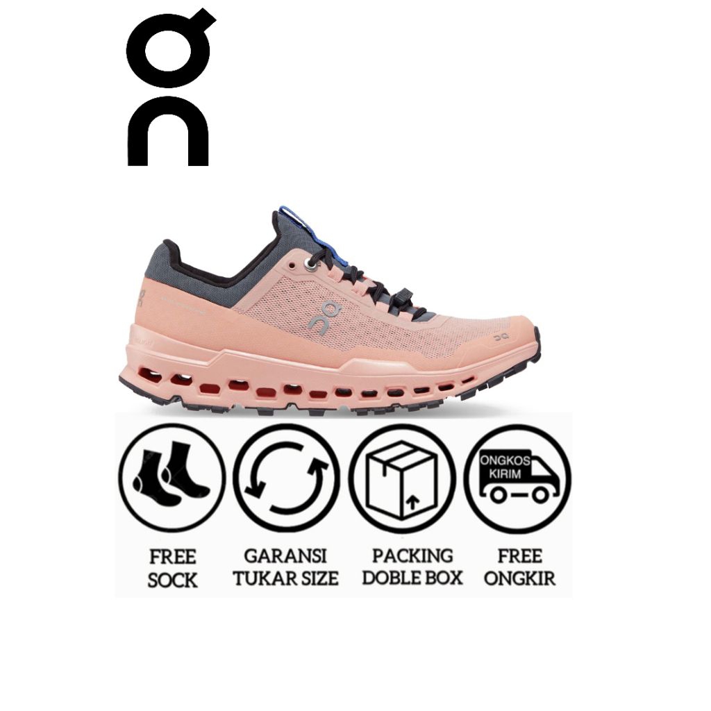 Sepatu On Running Trail Cloud Rose Cobalt