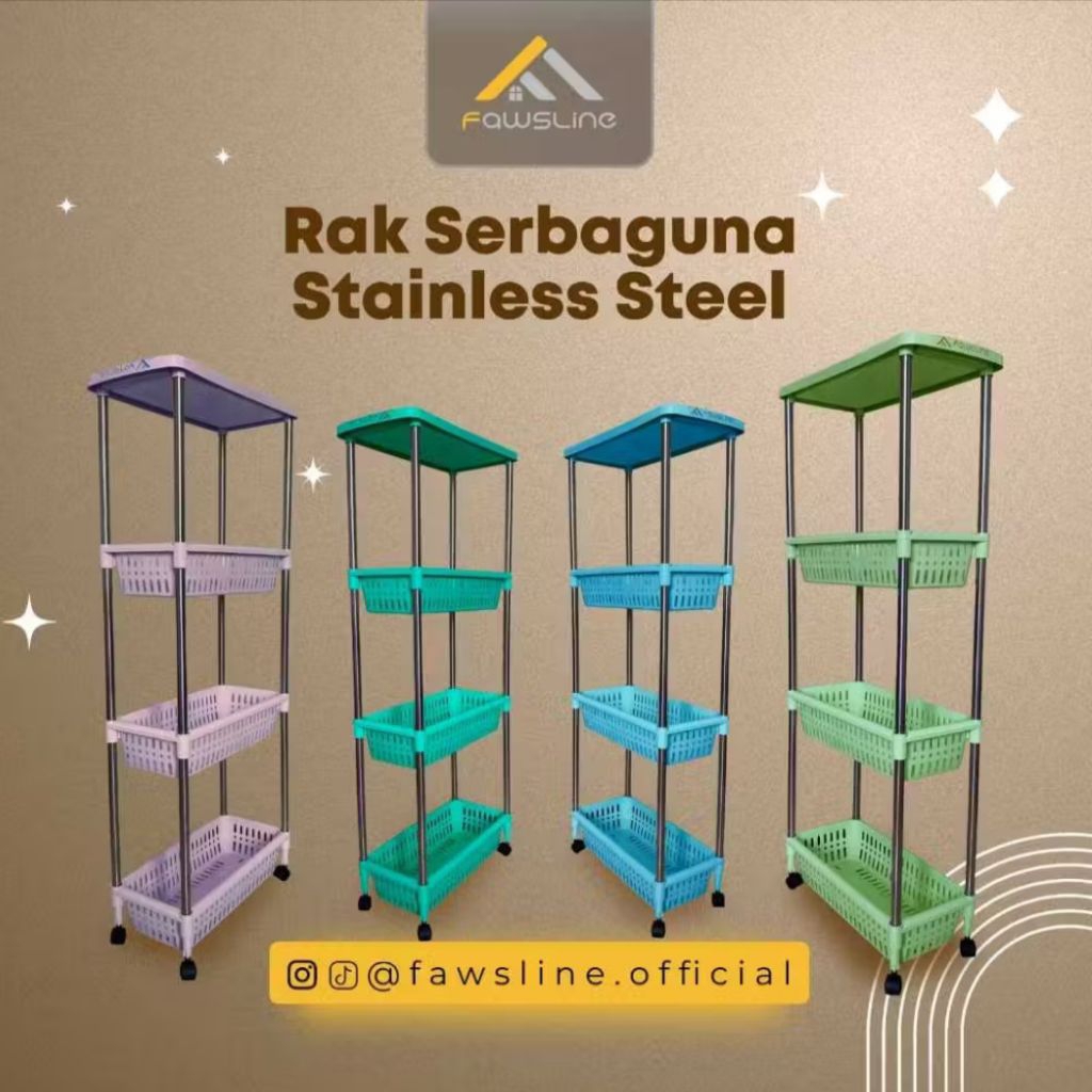 Rak serbaguna stainless steel fawsline