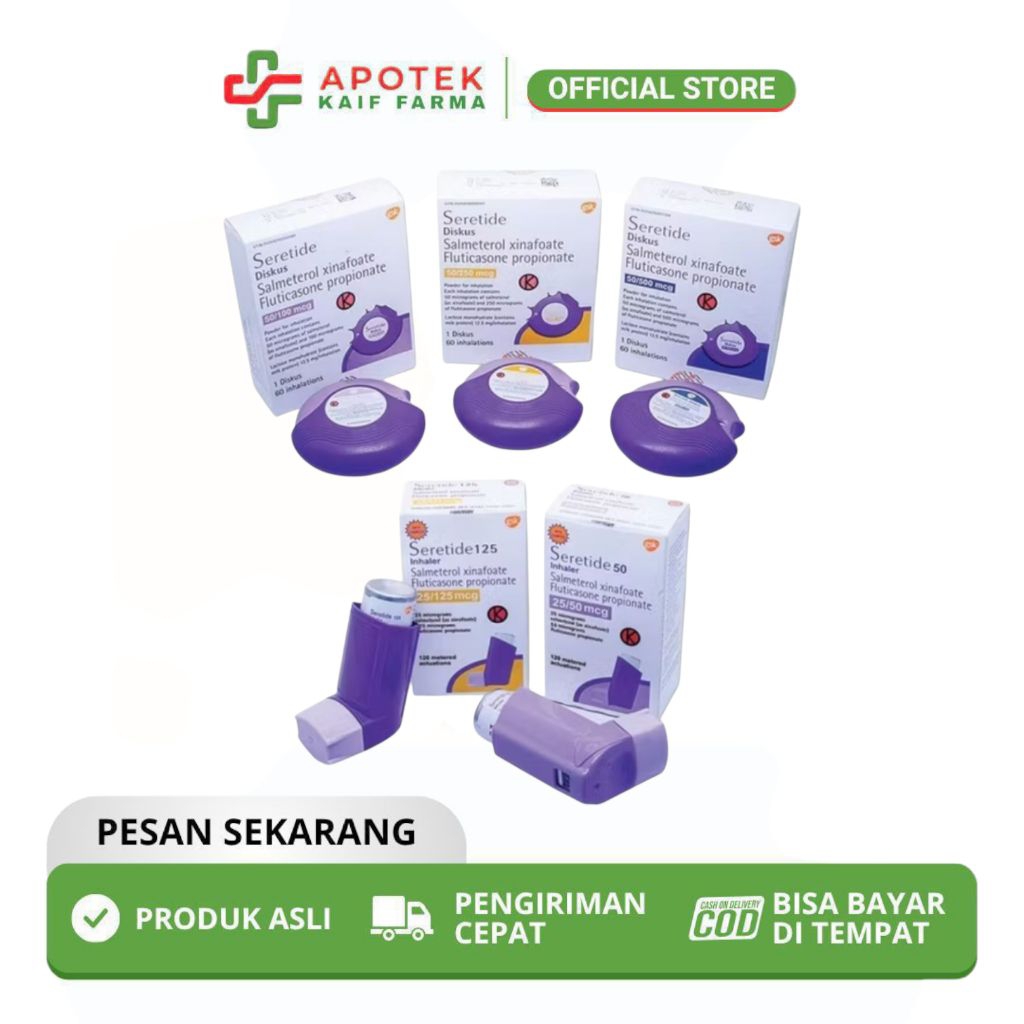 Ready terlaris dan original || Seretide diskus all varian