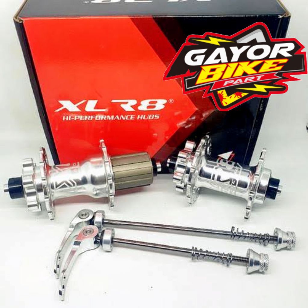 hube/frehube 32 hole XLR 8 crhome