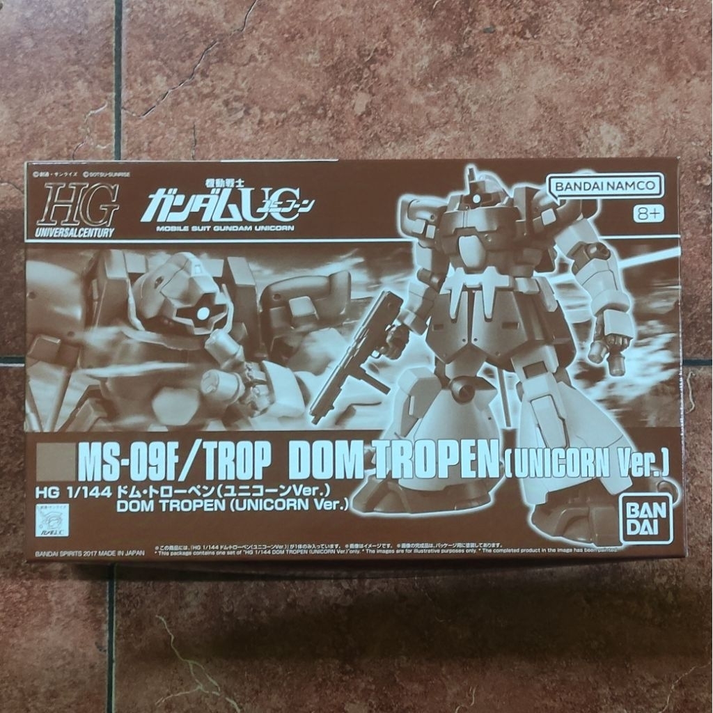 BANDAI MODEL KIT 1/144 HG DOM TROPEN UNICORN VER