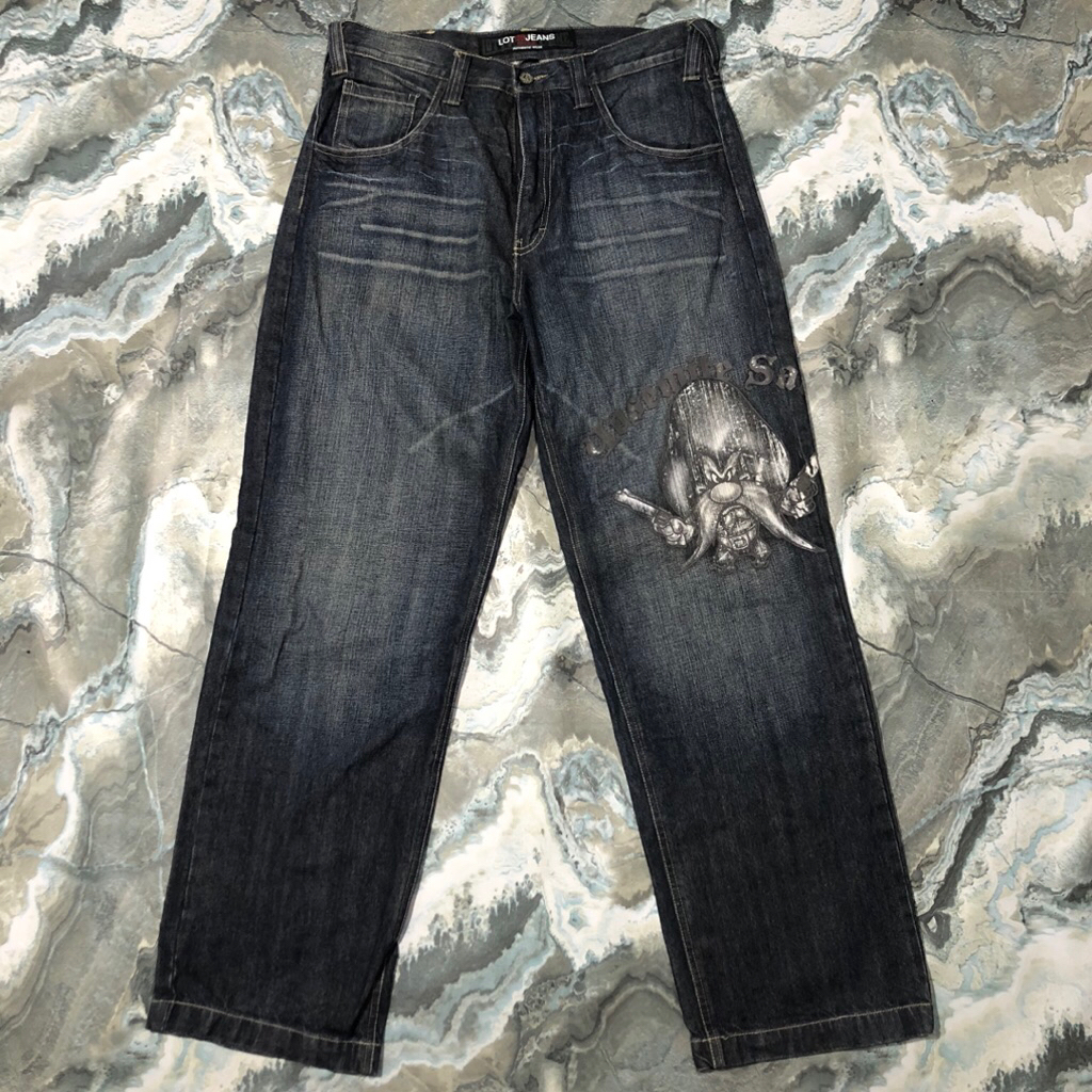 celana baggy jeans lot29 yosemite disney y2k