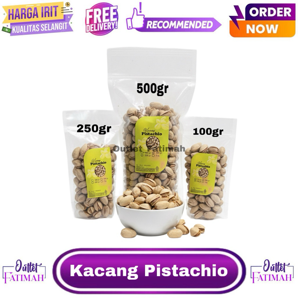 Kacang Pistachio | Pistacio Roasted | Kacang Arab Pistachio