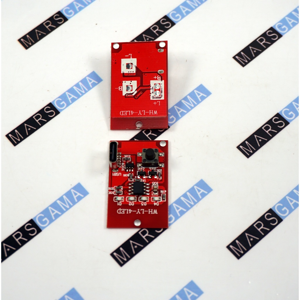 Modul PWM Senter Kepala Headlight LCD input Baterai 3.7V 18650