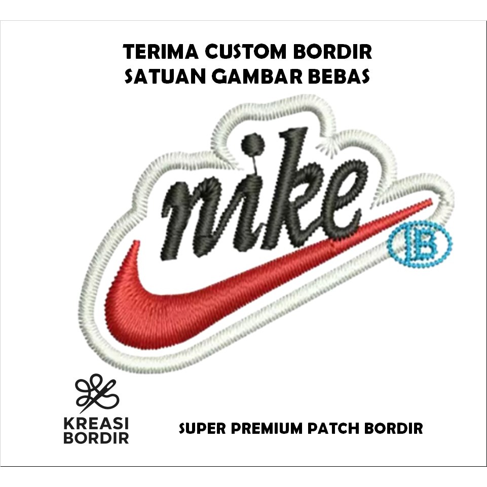EMBLEM PATCH BORDIR LOGO NIKE - Kreasibordir.id