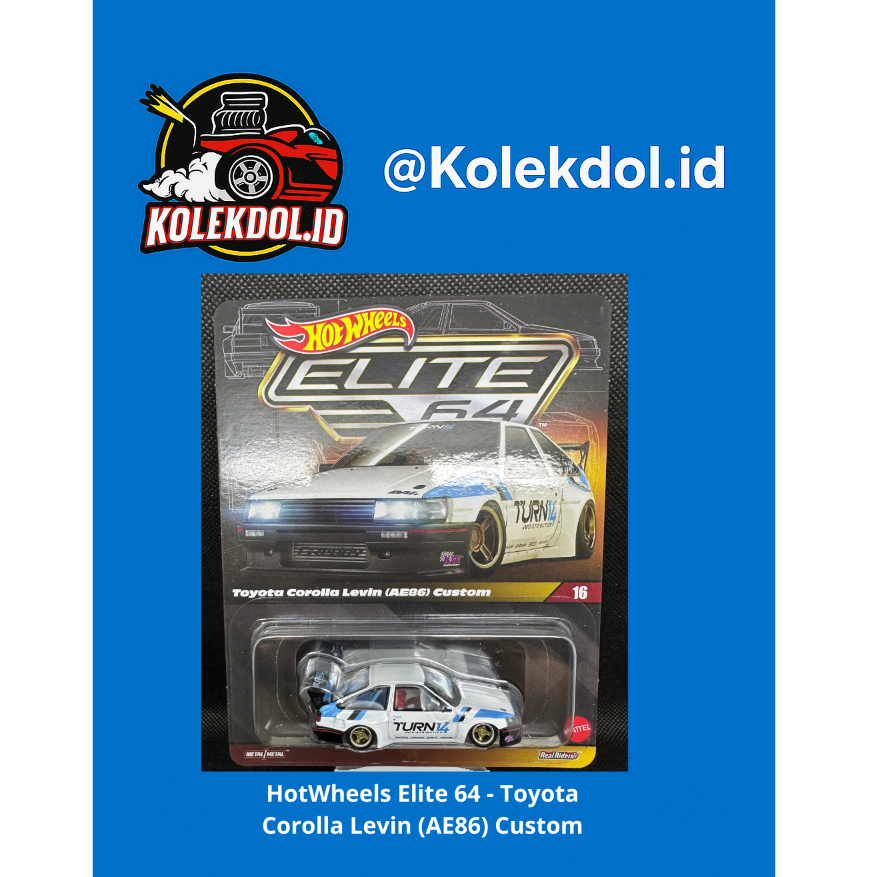 Hot Wheels Elite64 Toyota Corolla Levin (AE86) Custom