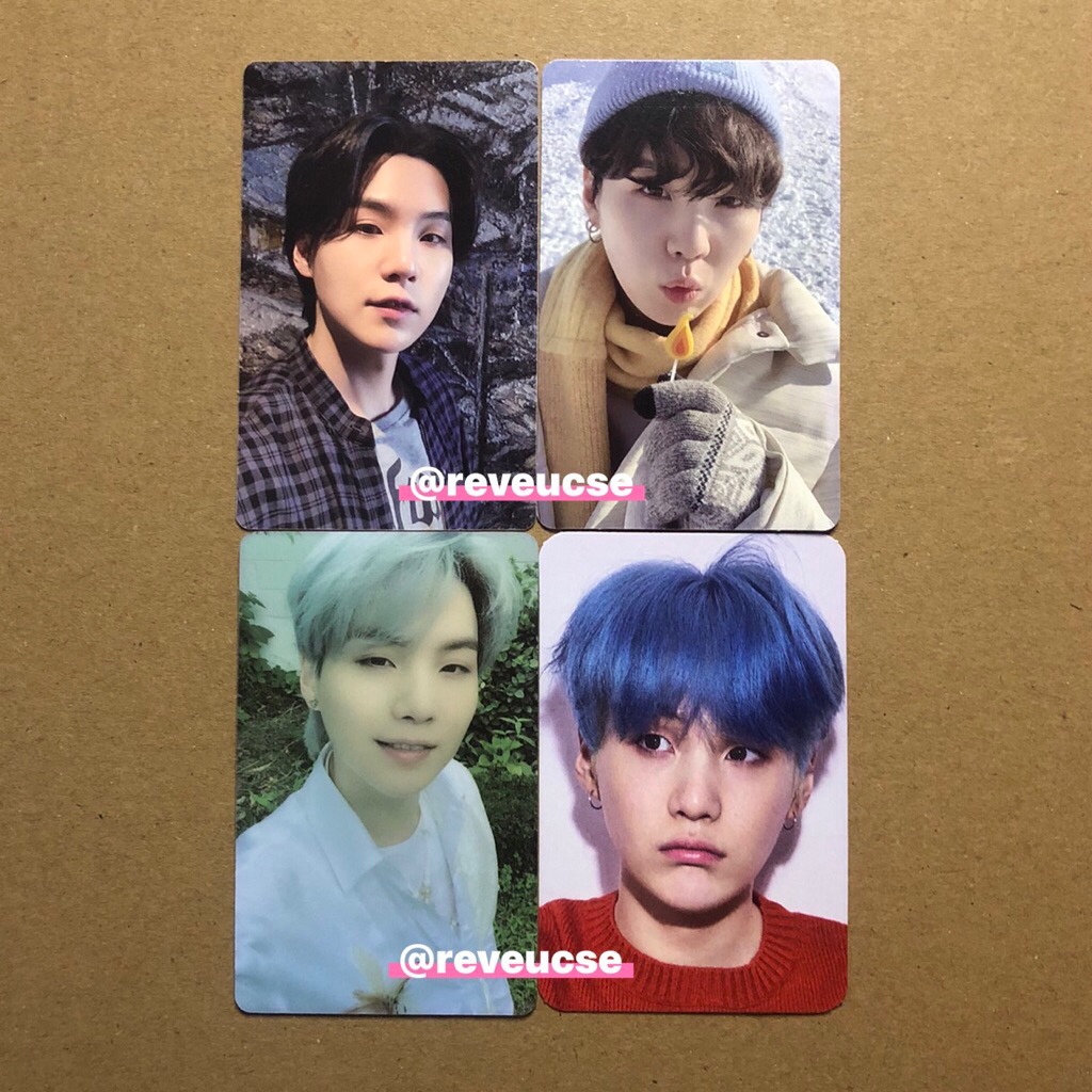 photocard suga official winter package vynil her sunyun winpack ld soundwave dday pc yoongi butter b