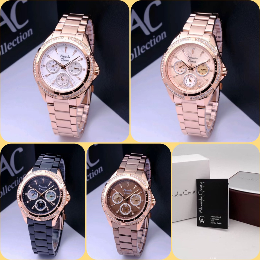 JAM TANGAN WANITA ALEXANDRE CHRISTIE AC 2644 BF / AC2644 / 2644 ORIGINAL GARANSI RESMI 1 TAHUN
