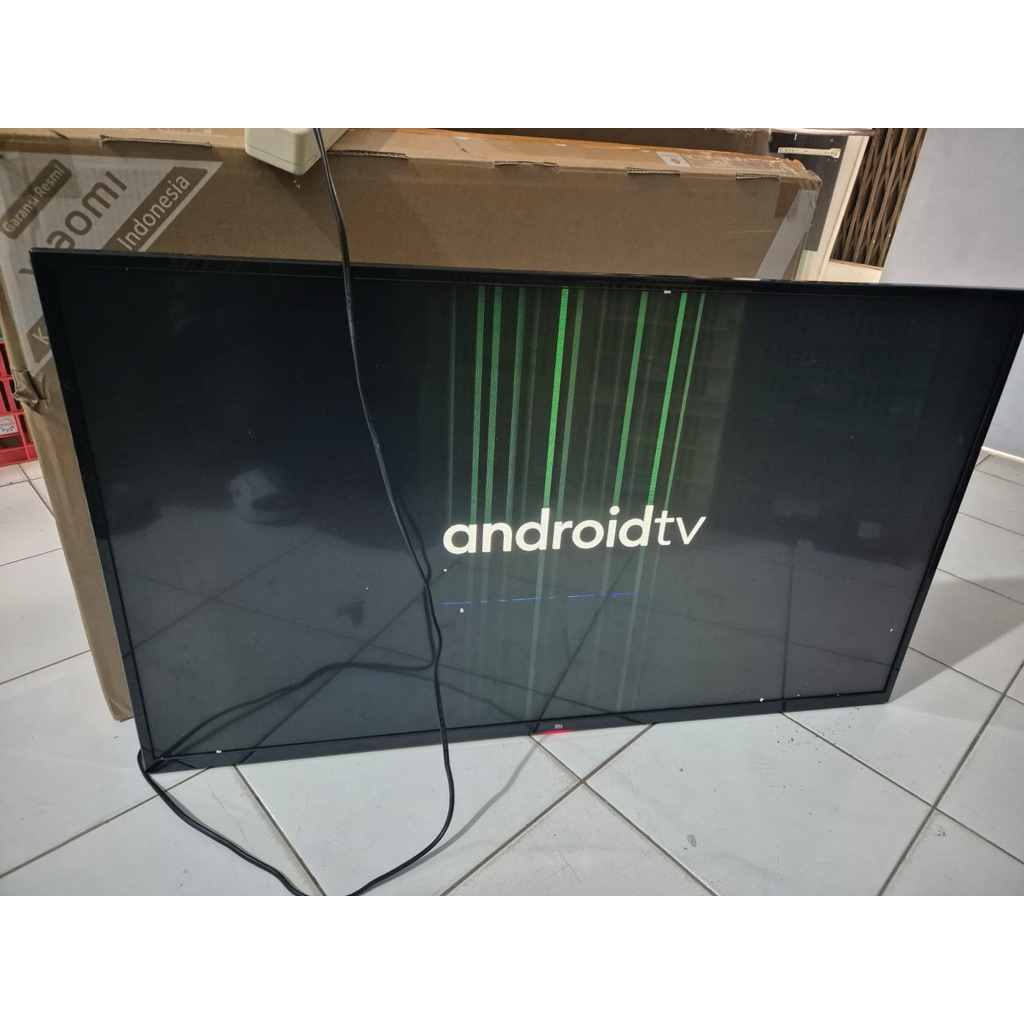 tv led mi xiomi 43” minus gambar getar