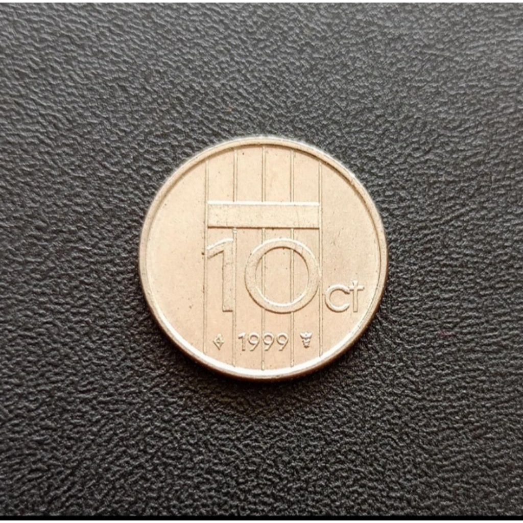 Koin Netherlands 10 Cents Asing Kuno Jadul Asing Mancanegara