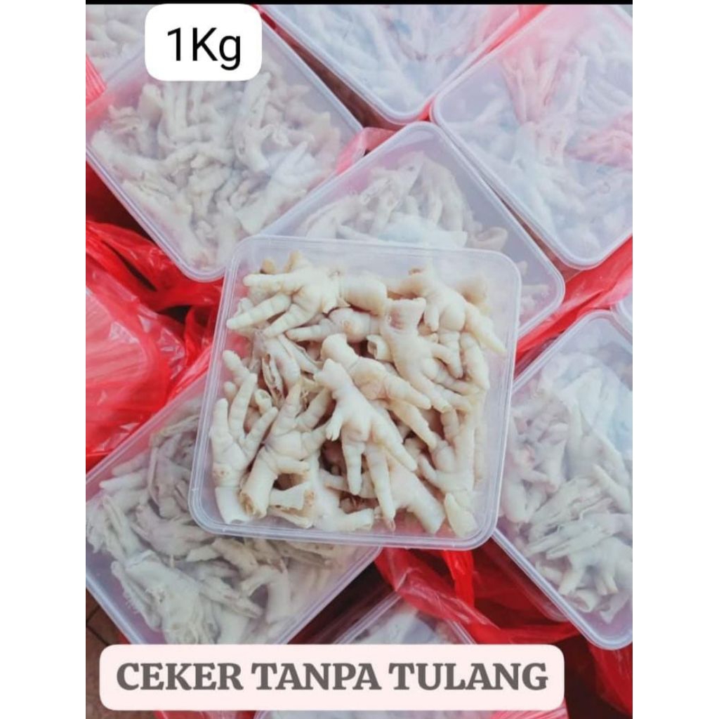 Ceker Tanpa tulang/Dakbal/ceker frozen 1kg