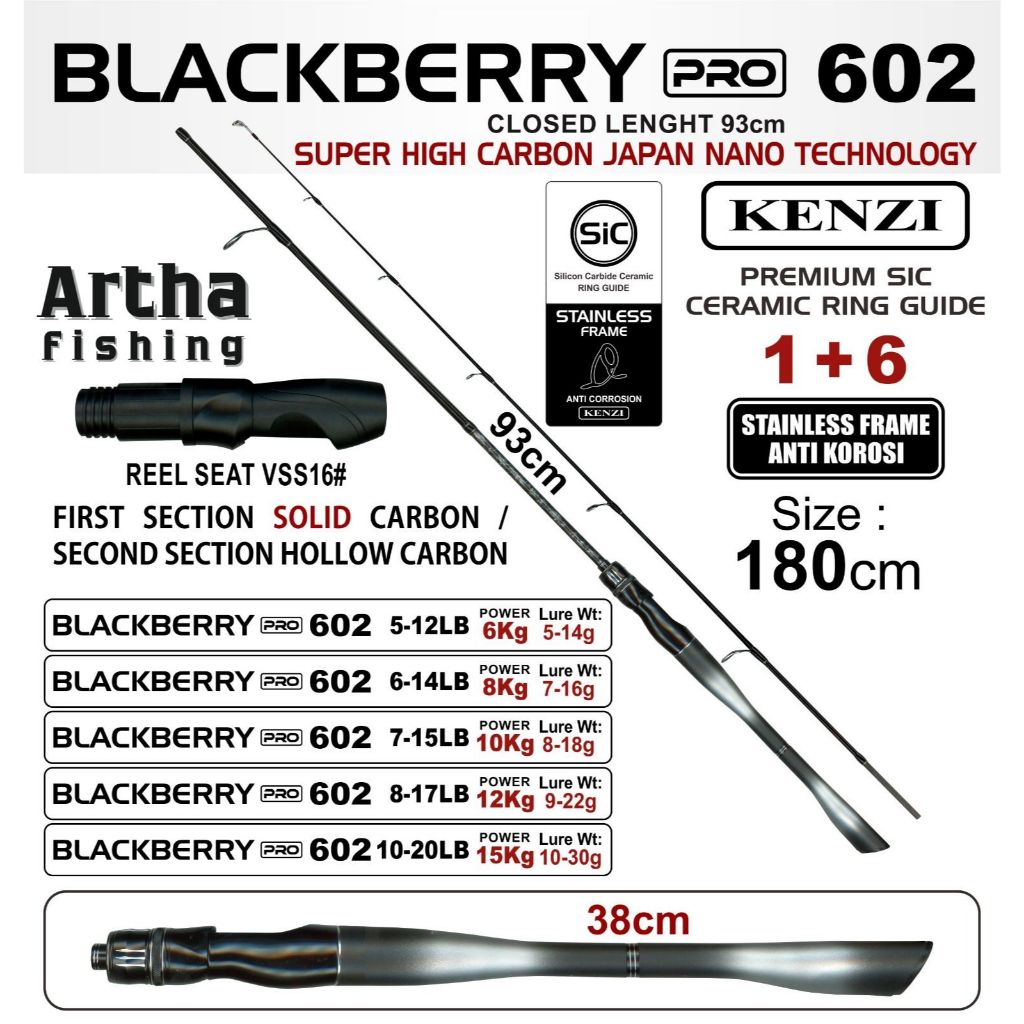 JORAN KENZI BLACKBERRY PRO 602 | 180 CM