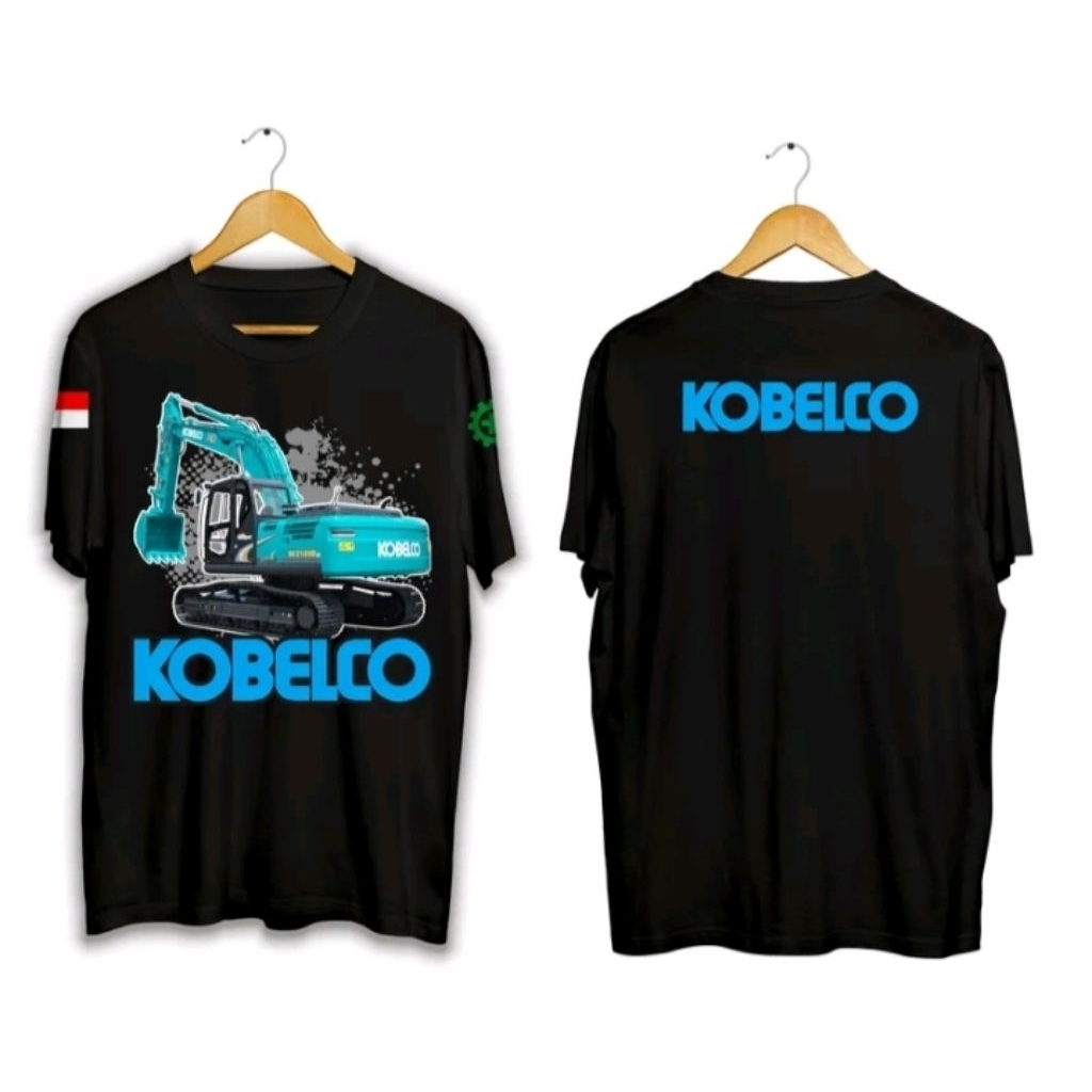 Kaos T shirt Kobelco excavator