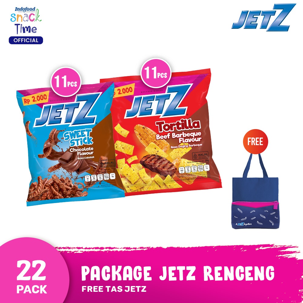Package Jetz Renceng - Free Tas Jetz