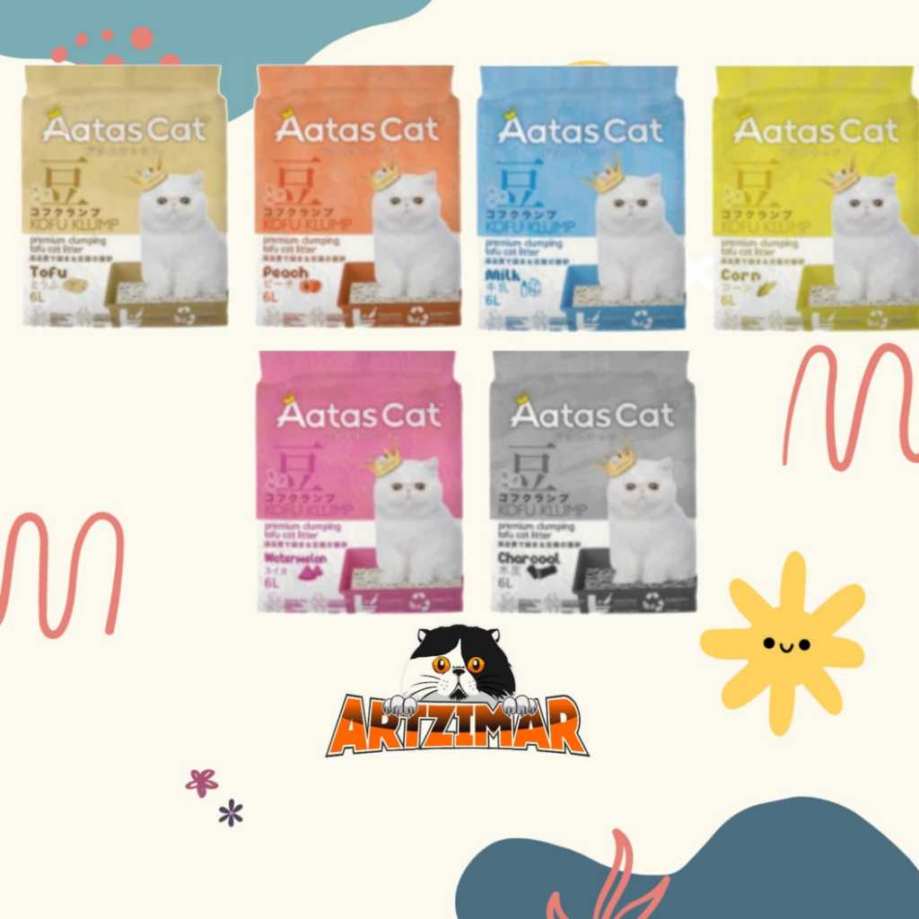 Aatas Tofu Cat Litter - Dust Free, Flushable