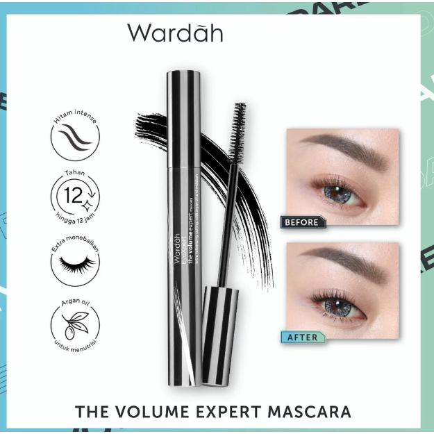 Wardah Eyexpert The Volume Mascara / Wardah Mascara / Mascara