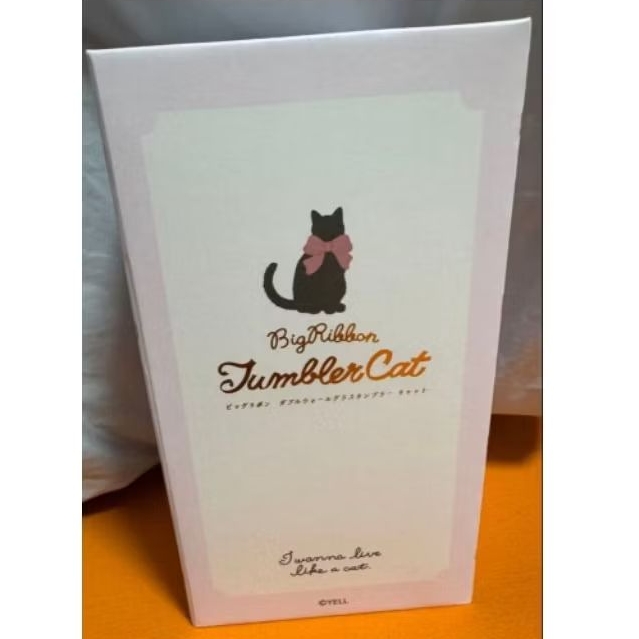 Big Ribbon Tumbler Cat - TAITO JAPAN