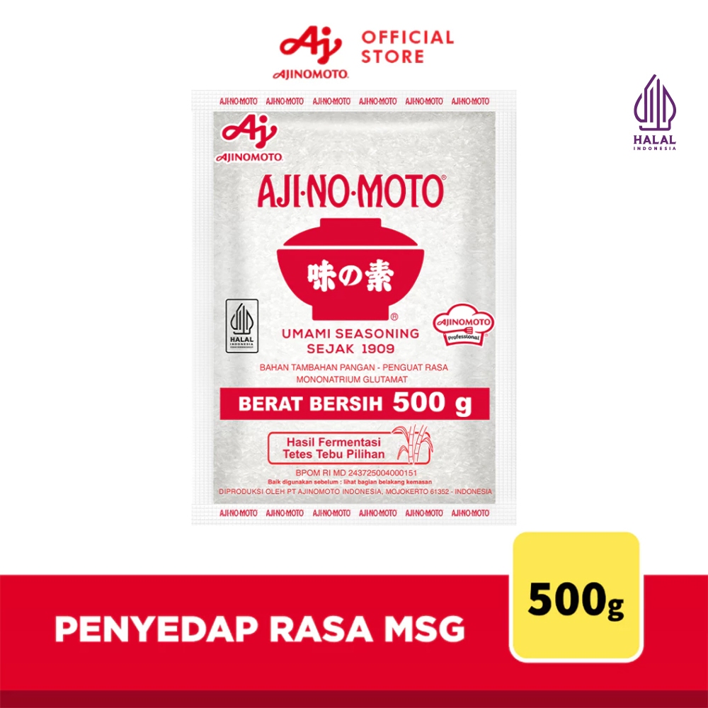 AJI-NO-MOTO® Penyedap Rasa MSG Ajinomoto 500g