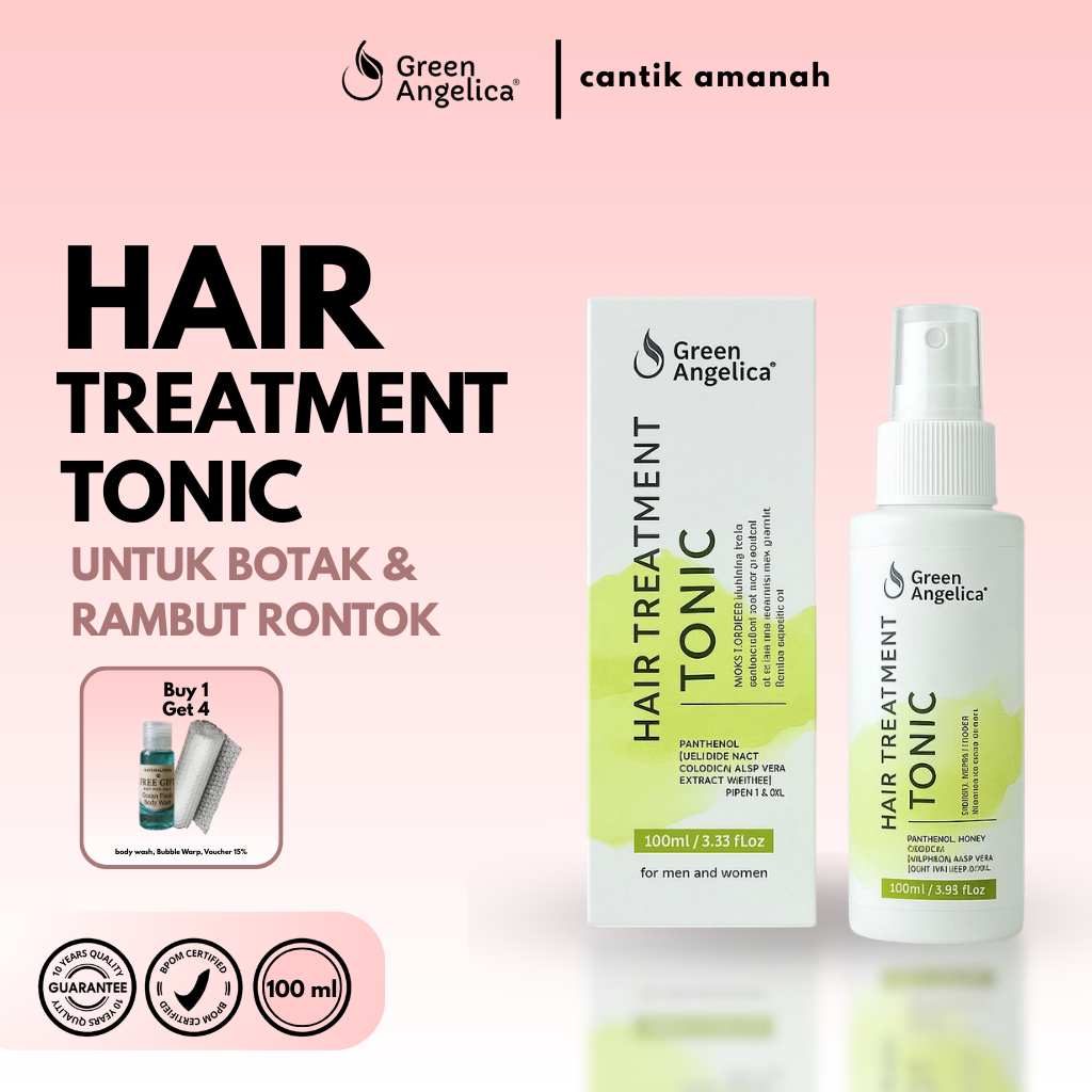 HAIR TONIC penumbuh rambut cepat dan tebal | hair tonic rambut rontok | penumbuh rambut original 100
