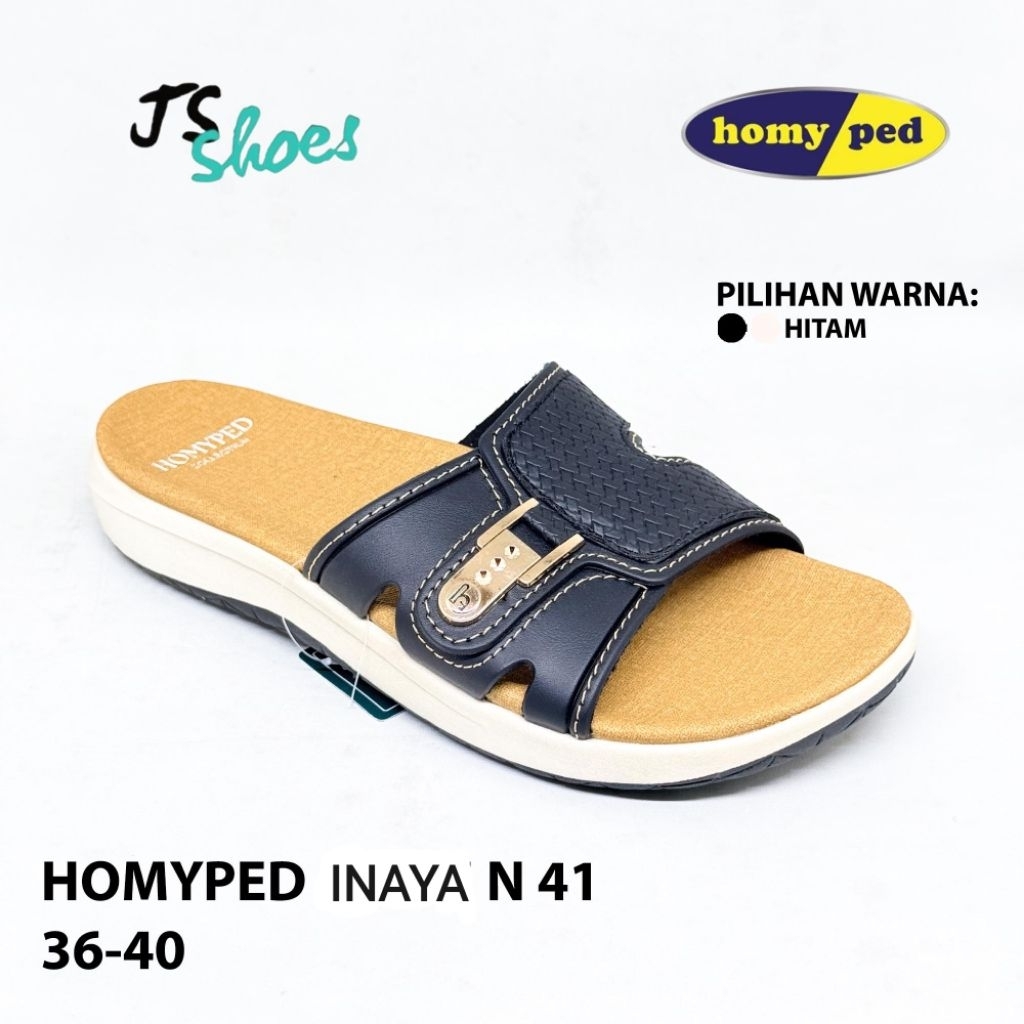 HOMYPED INAYA N 41 - SANDAL SLOP CASUAL WANITA DEWASA MERK HOMYPED ORIGINAL