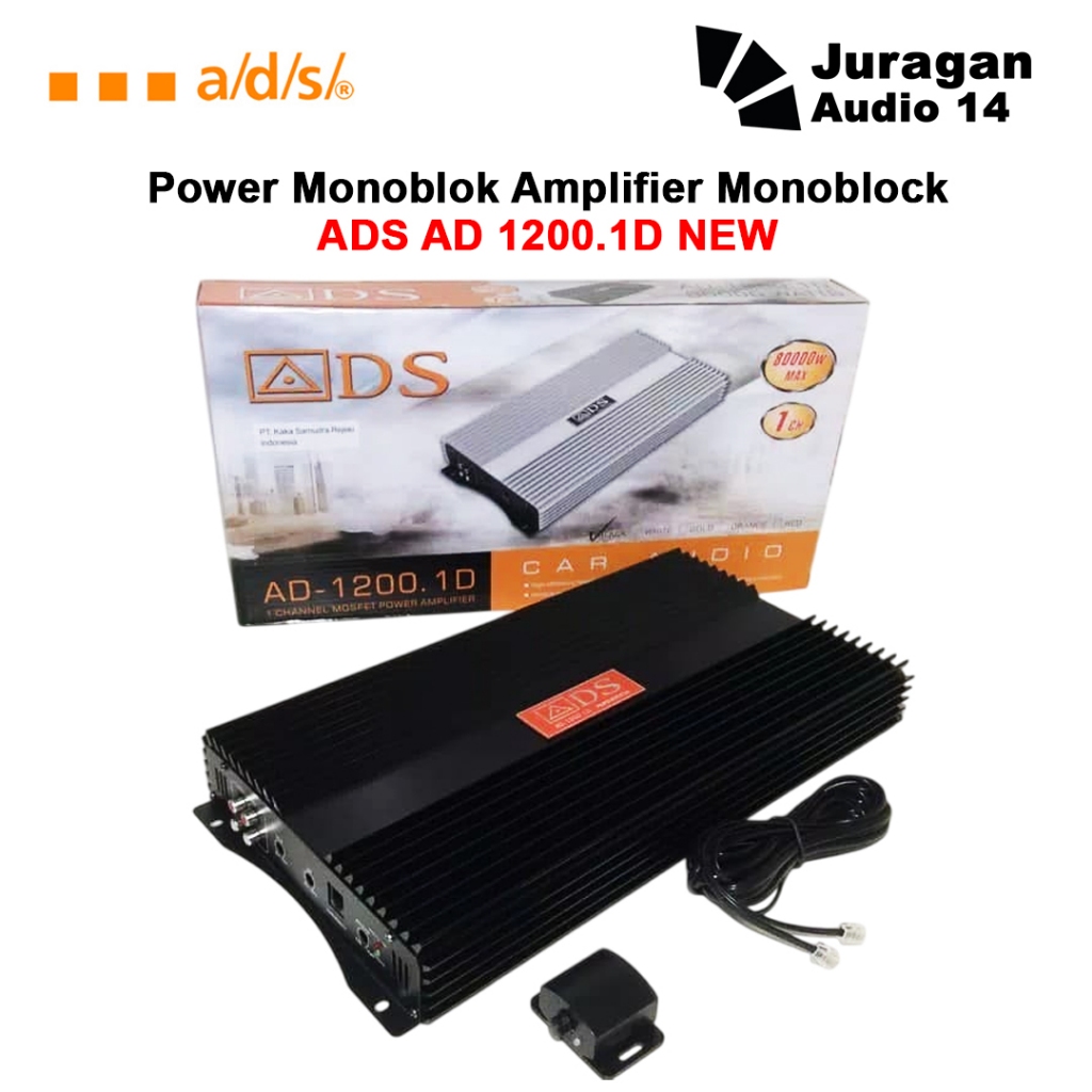 Power Monoblok Amplifier Monoblock ADS AD 1200.1D