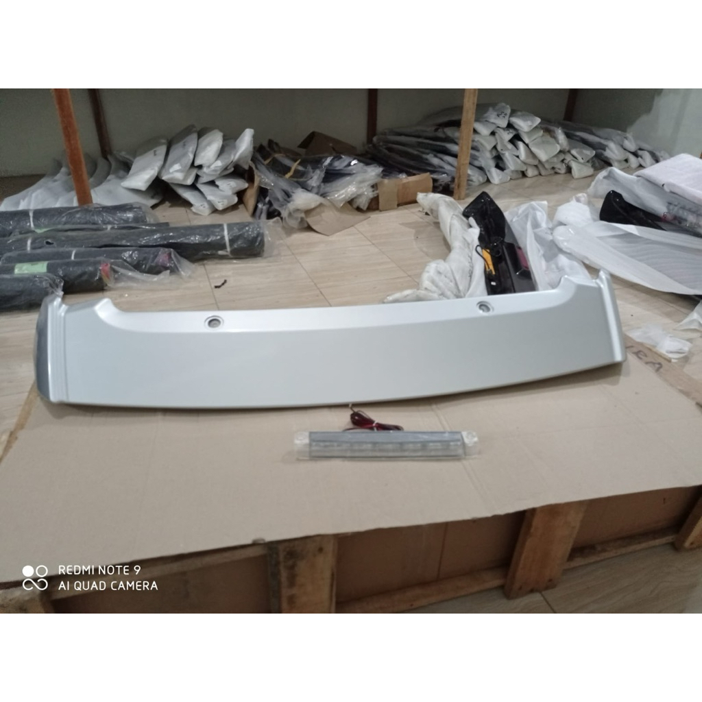 Spoiler Toyota Calya Daihatsu Sigra Model Sporty ABS Plastik Premium Plug & Play