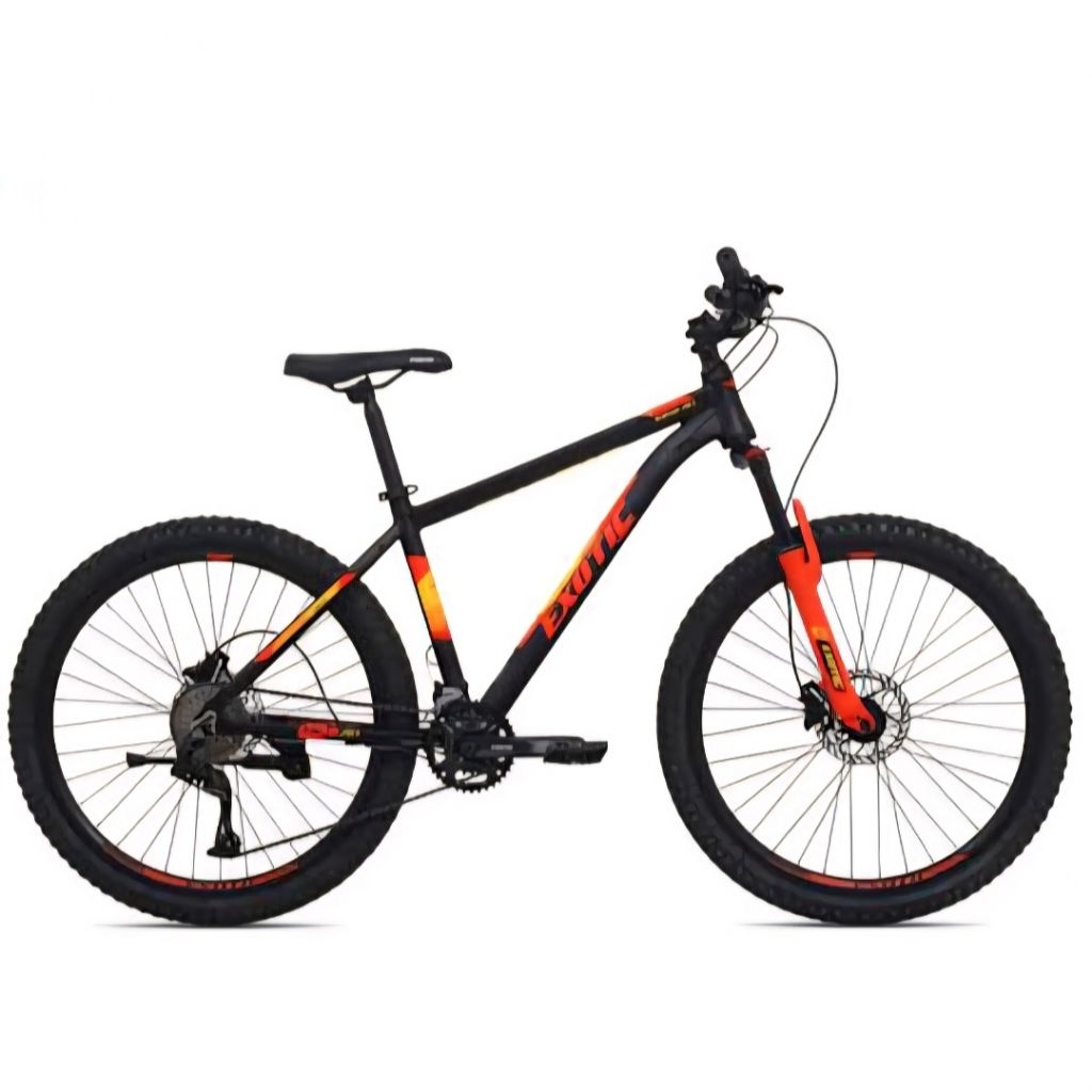 Sepeda Gunung MTB Exotic ET-2612 AH 26 Inchi Merah Hitam