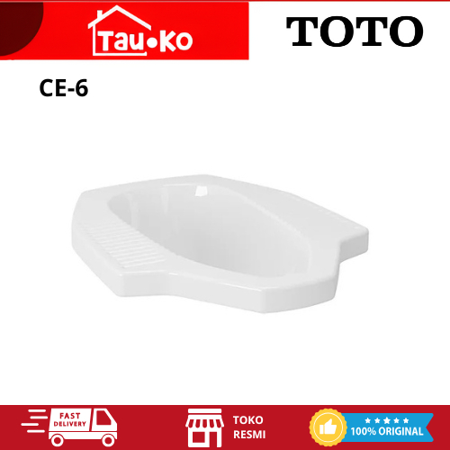 Closet Jongkok Toto CE6 Toilet Wc Jongkok Lantai 2 Putih