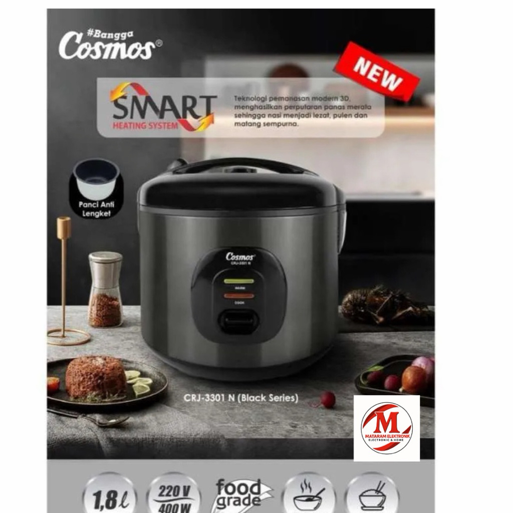 Cosmos Magic Com Rice Cooker 1.8 Liter CRJ-3301 N CRJ 3301 N CRJ3301