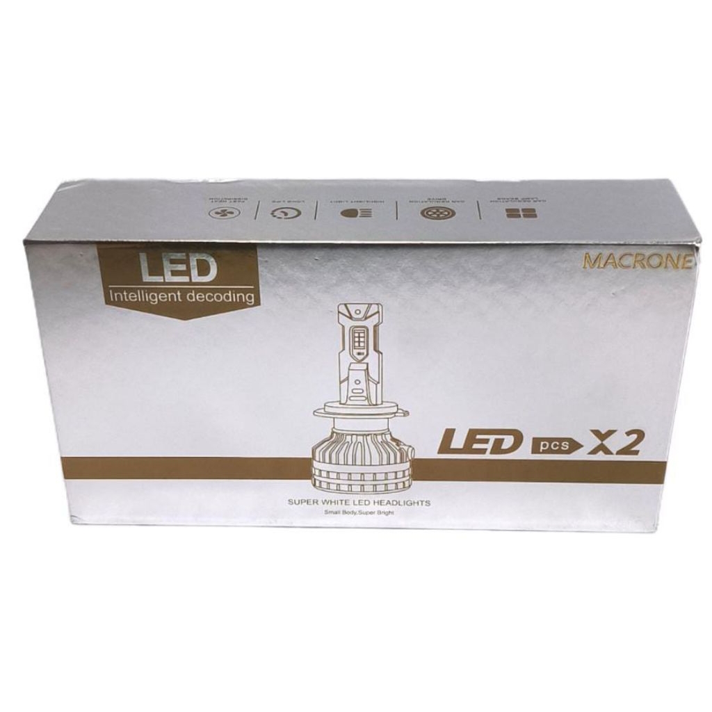 Lampu LED Macrone V85 PRO super terang 4300K H4
