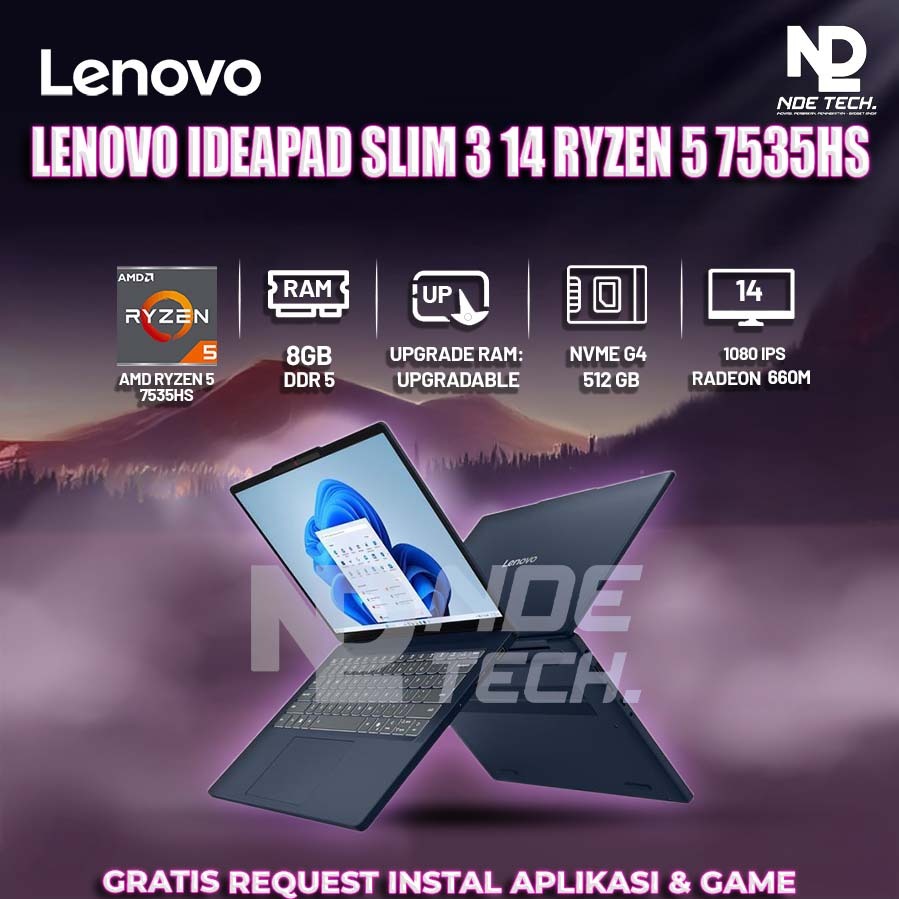 LENOVO IDEAPAD SLIM 3 14 RYZEN 5 7535HS