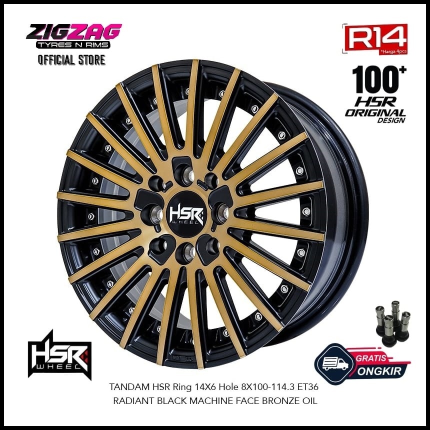 Pelek Mobil Ring 14 Lebar 6 Baut 4 Untuk Brio Agya Wuling Airev Karimun City Vios