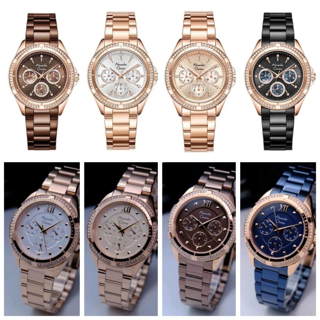 ALEXANDRE CHRISTIE AC 2644 BFB AC2644 JAM TANGAN WANITA ORIGINAL