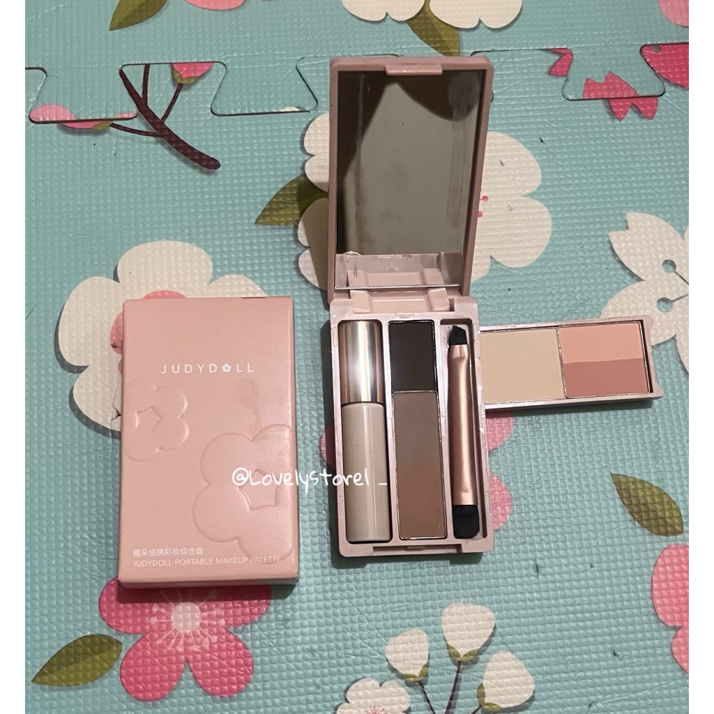 Judydoll Portable Travel Makeup Palette Mini Compact preloved judydoll mini makeup pallete preloved 