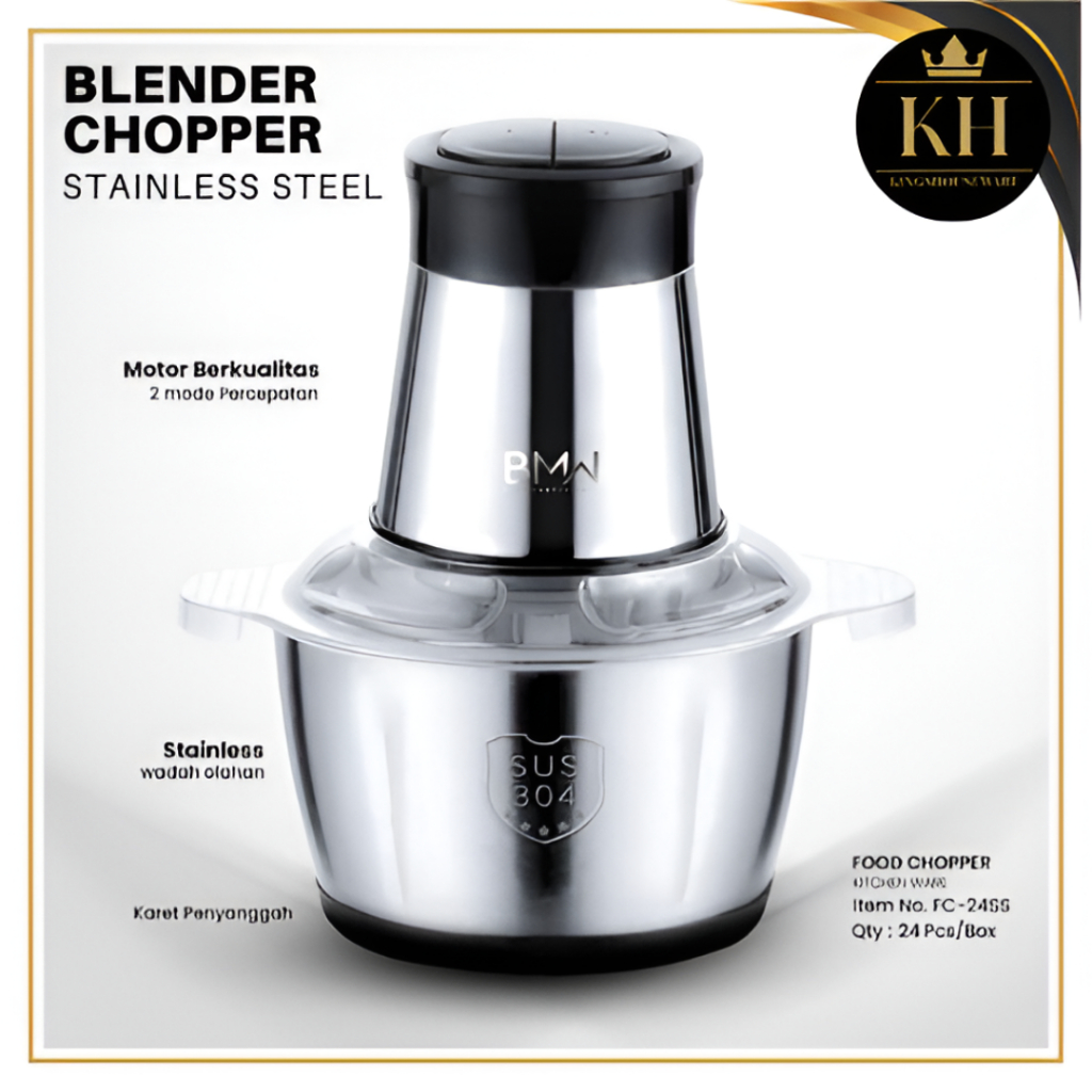 Chopper Blender Daging Penggiling Meat Blender Elektrik Stainless Steel Chopper Grinder / Blender Da