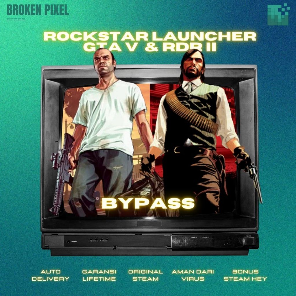Bypass Rockstar Launcher GTA V / GRAND THEFT AUTO 5 & RDR II / RED DEAD REDEMPTION 2