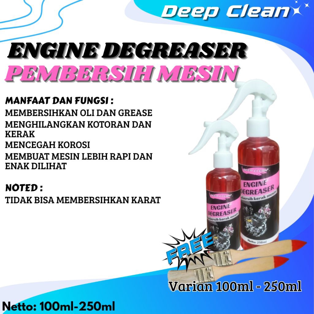 Engine Degreaser Pembersih Kerak Mesin Motor Pembersih Mesin Cvt Engine Degreaser Netto 100ml Engine